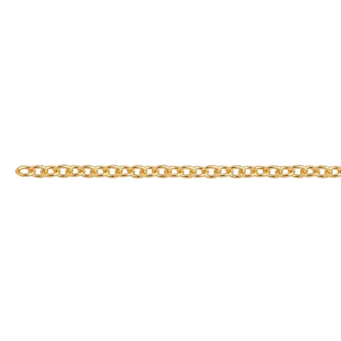 14/20 Yellow Gold-Filled Oval Cable Chain
