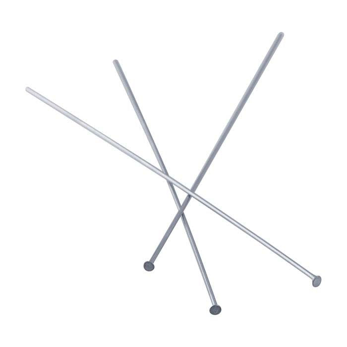 Stainless Steel Flat Head Pins, 1/2-Hard