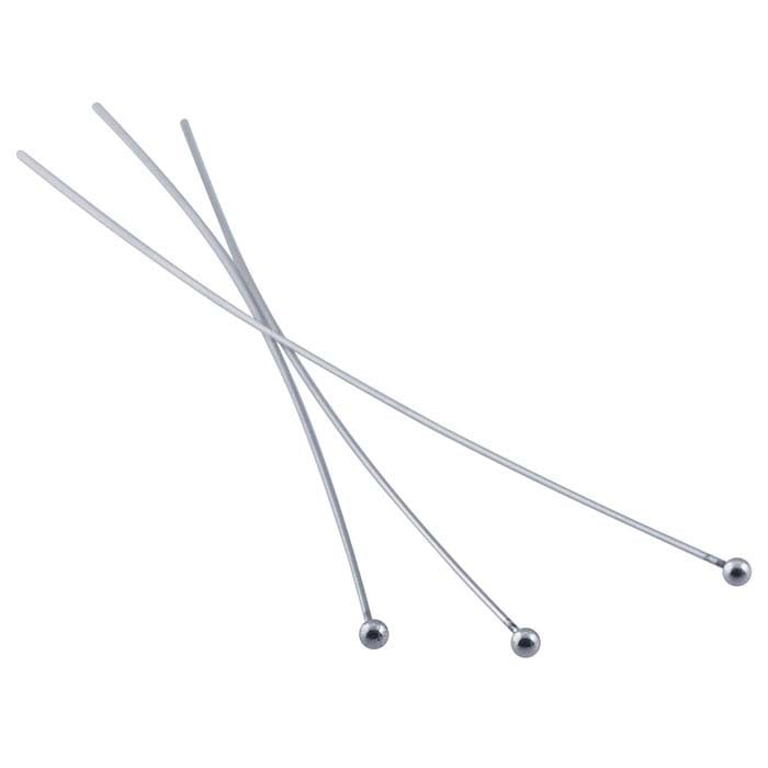 Stainless Steel Ball Head Pin, 0.51mm, 1/2-Hard