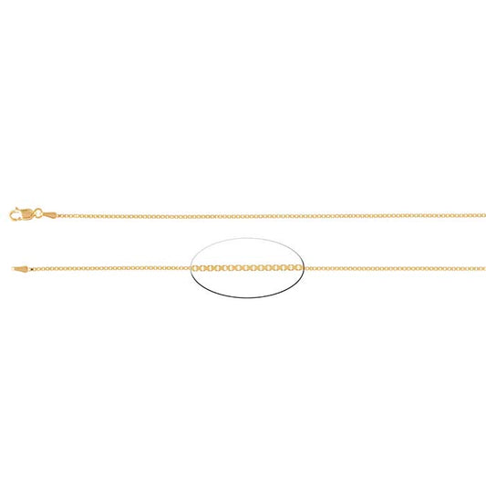 14K Yellow Gold Venetian Box Chain