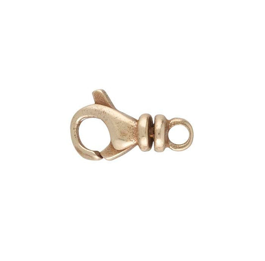 Bronze Teardrop Swivel Lobster Clasp