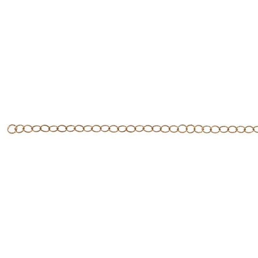 Bronze Flat Cable Chain, 6.1 m. Spool