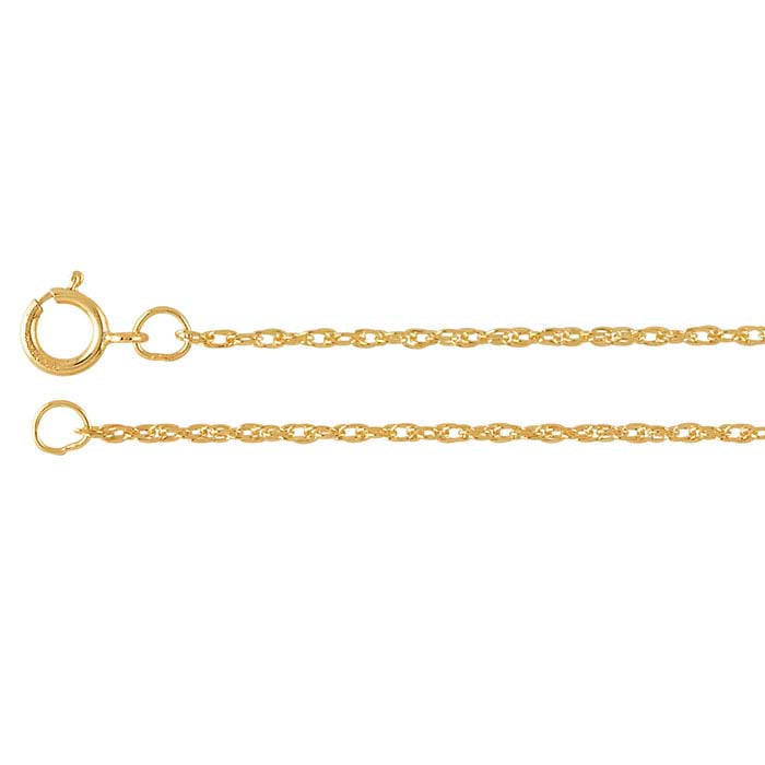 14/20 Yellow Gold-Filled Double-Rope Chain
