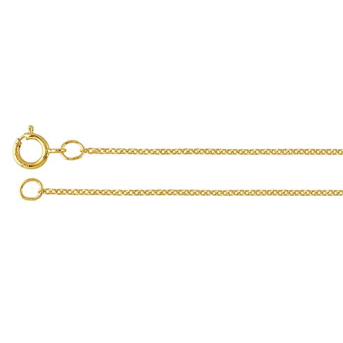 14/20 Yellow Gold-Filled Oval Cable Chain