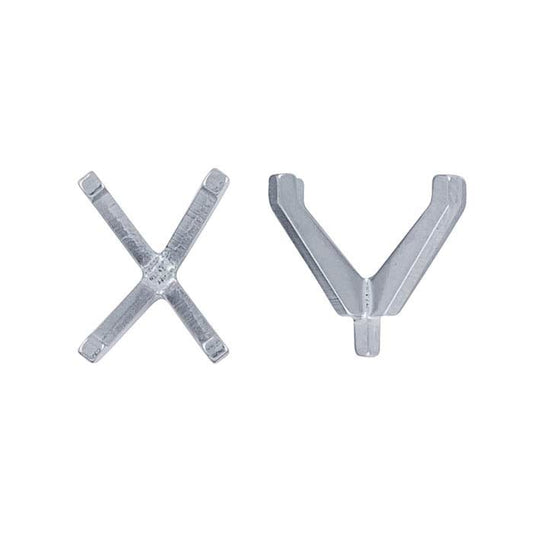 14K White Gold Emerald-Cut 4-Prong Settings with Peg