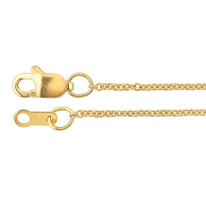 18K Yellow Gold Cable Chain