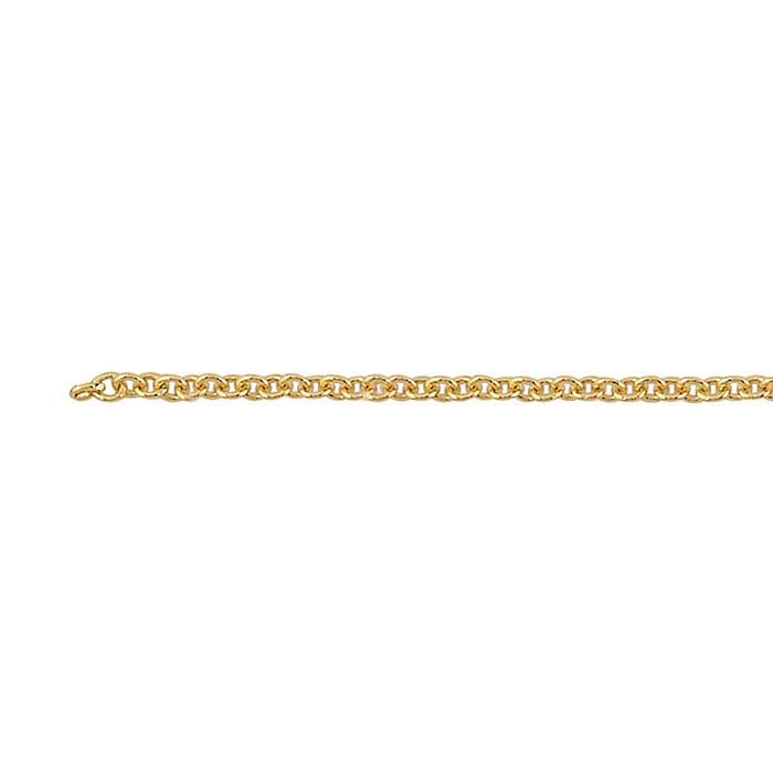 18K Yellow Gold Cable Chain