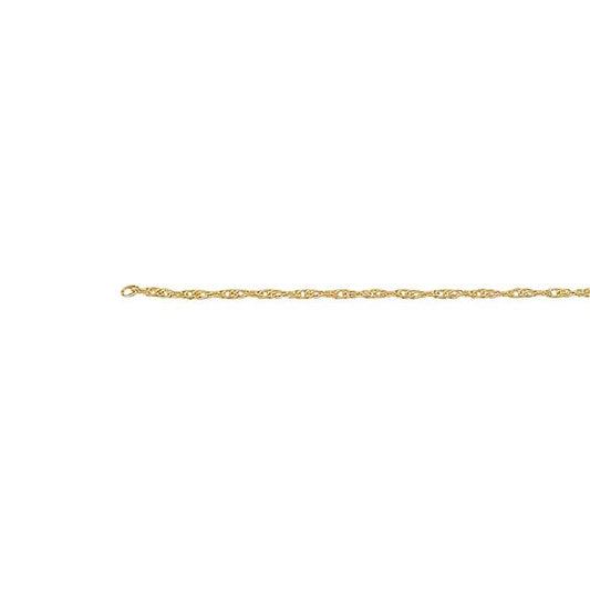 18K Yellow Gold Extra-Fine Double-Rope Chain