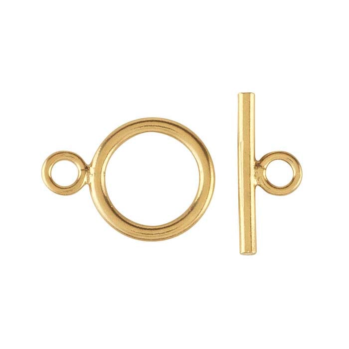 Gold-Filled Flat-End Toggle Clasp