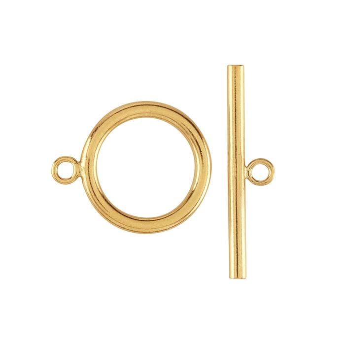 Gold-Filled Flat-End Toggle Clasp