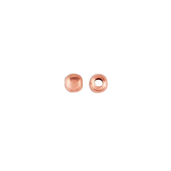 14/20 Rose Gold-Filled Round Seamless Bead