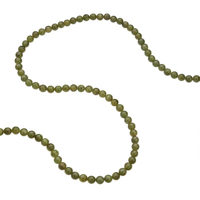 Jade 4mm Round Bead Strand