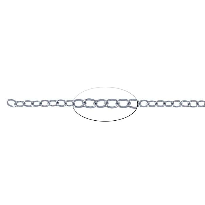 Stainless Steel Cable Chain, 6.1 m. Spool