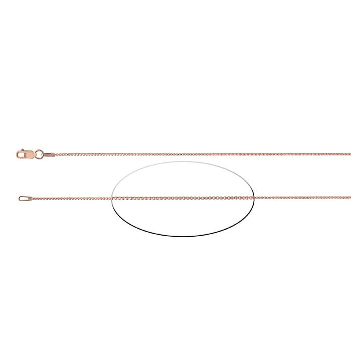 14/20 Rose Gold-Filled Box Chain