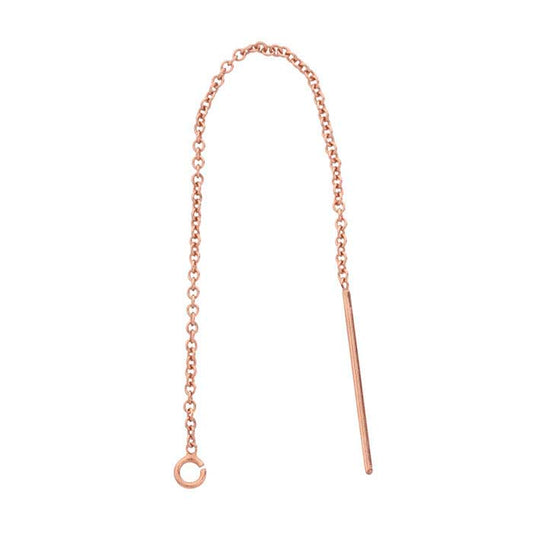 14/20 позолоченная цепочка-нить для ушей с открытым кольцом