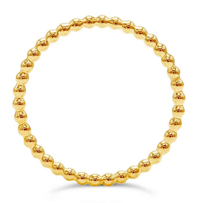 12/20 Gold-Filled Beaded Ring