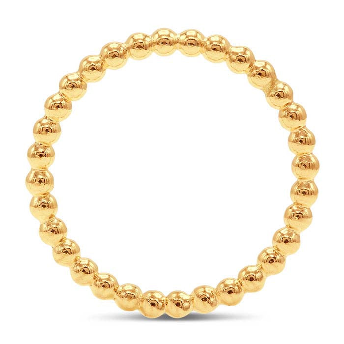 12/20 Gold-Filled Beaded Ring
