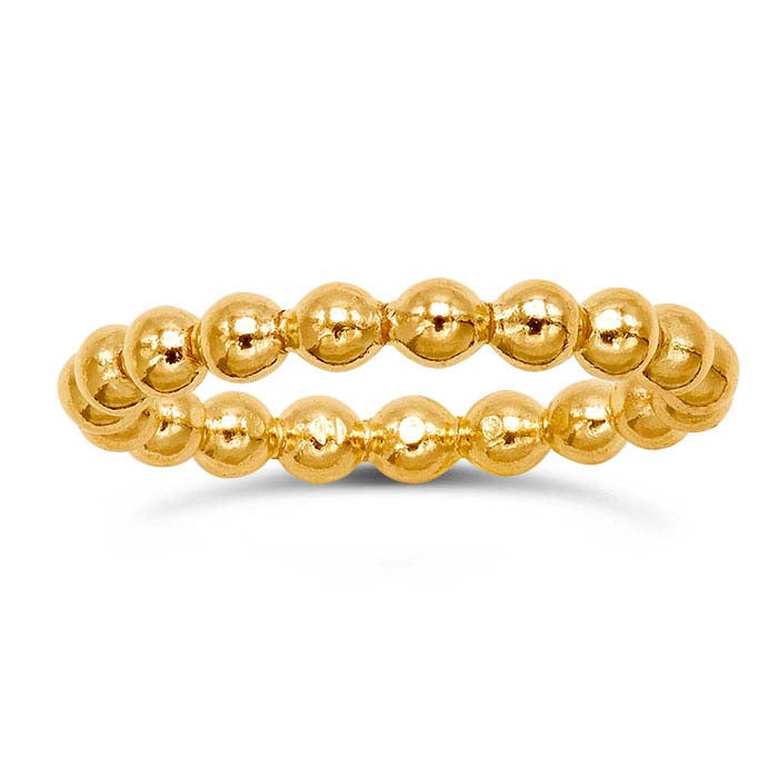 12/20 Gold-Filled Beaded Ring