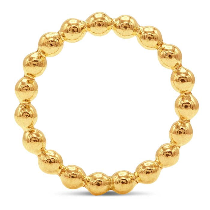 12/20 Gold-Filled Beaded Ring