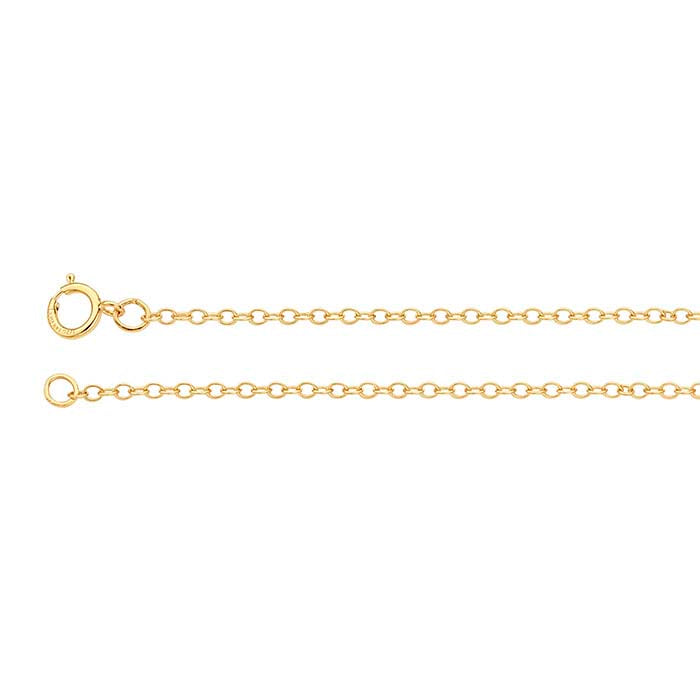 14/20 Yellow Gold-Filled Oval Cable Chain