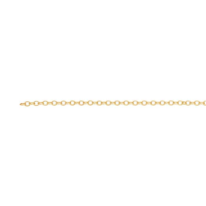 14/20 Yellow Gold-Filled Oval Cable Chain