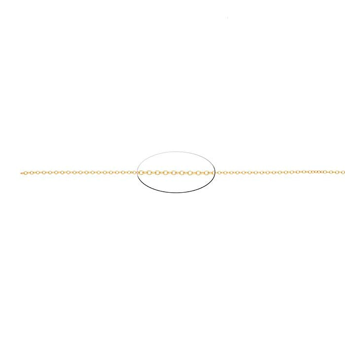 14/20 Yellow Gold-Filled Oval Cable Chain