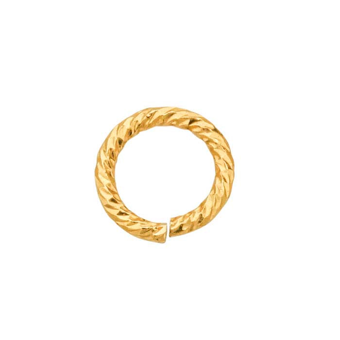 14/20 Yellow Gold-Filled "Sparkle" Round Jump Ring