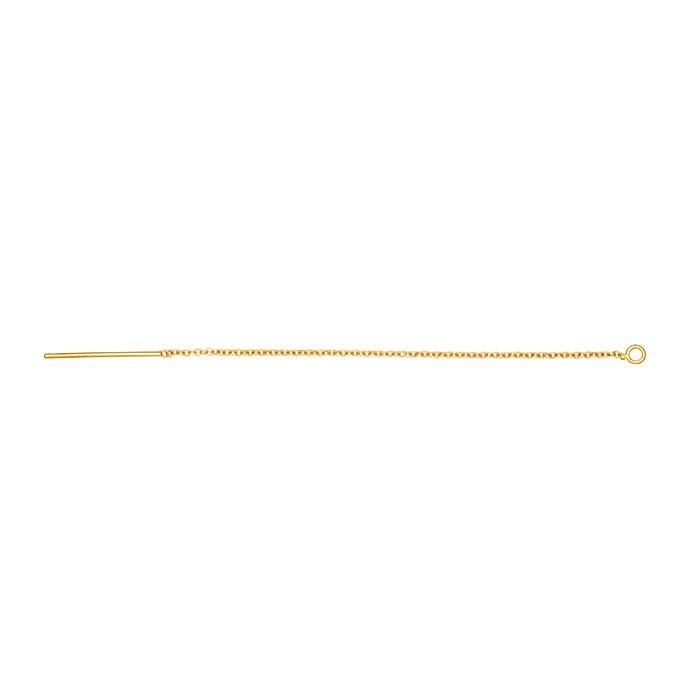Cable Chain Ear Thread with Open Ring – Amadesa