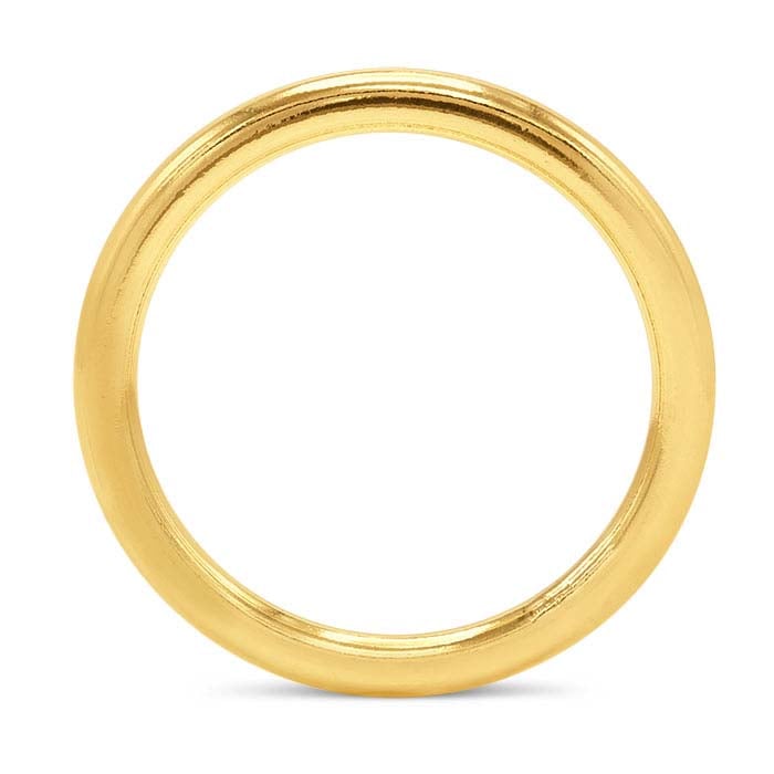 14/20 Yellow Gold-Filled Round Wire Stackable Ring