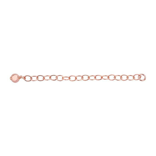 Bead-Accented Oval Cable Chain Extender