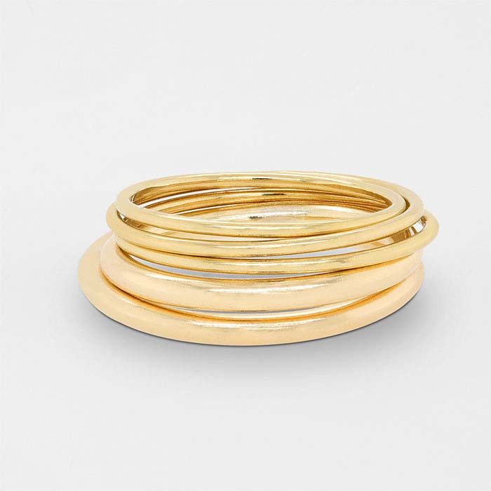14/20 Yellow Gold-Filled Round Wire Stackable Ring
