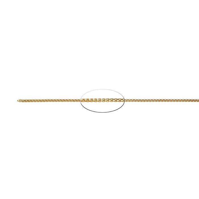 14/20 Yellow Gold-Filled Rounded Box Chain