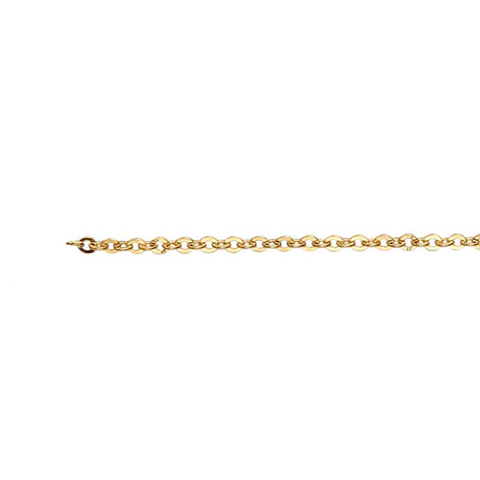 14/20 Yellow Gold-Filled Flat Oval Cable Chain