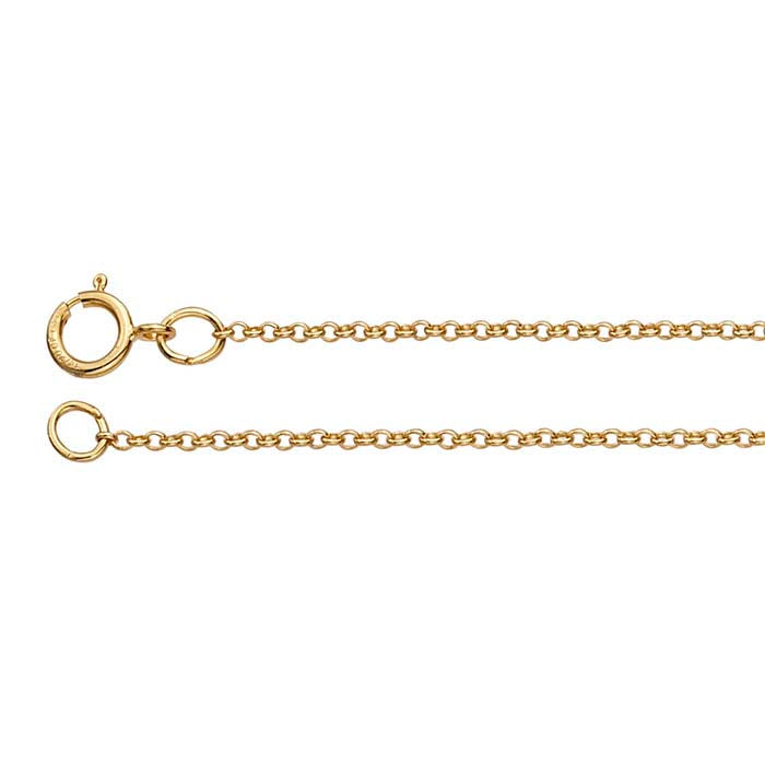14/20 Yellow Gold-Filled Round Rolo Chain