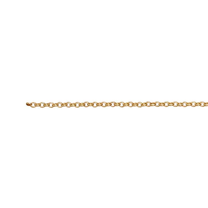 14/20 Yellow Gold-Filled Round Rolo Chain