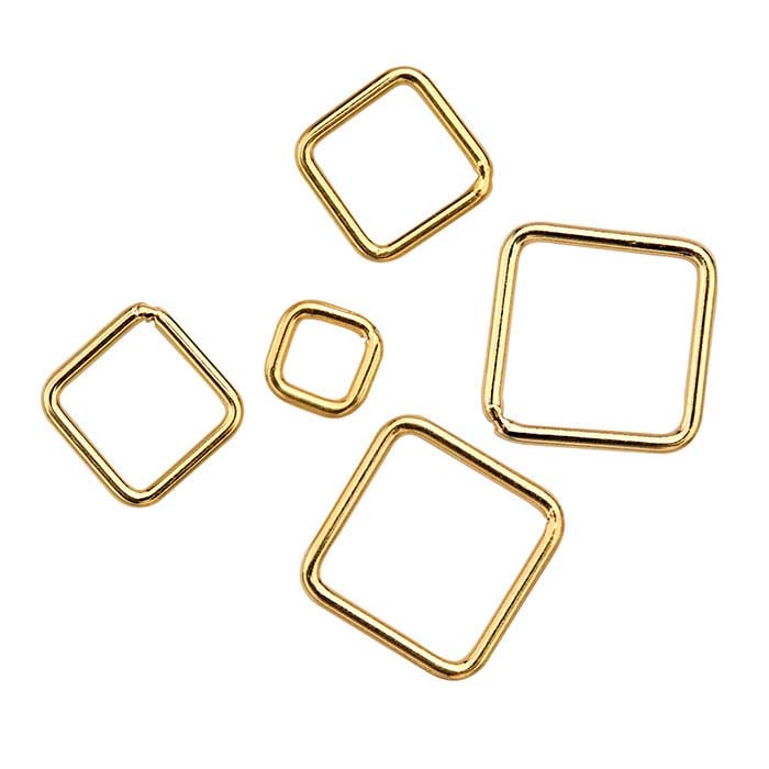 14/20 Yellow Gold-Filled Square Closed Ring