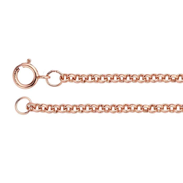 14/20 Rose Gold-Filled Round Rolo Chain