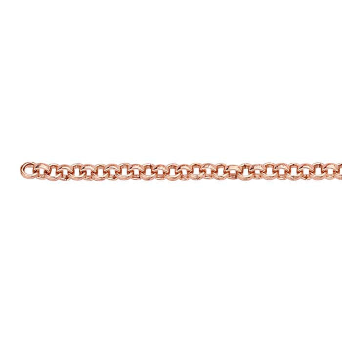 14/20 Rose Gold-Filled Round Rolo Chain
