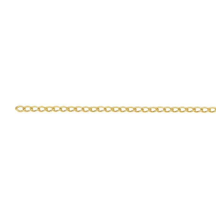 14K Yellow Lightweight Curb Chain