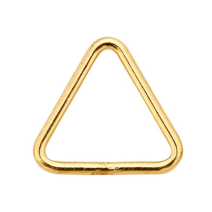 14/20 Yellow Gold-Filled Triangle Closed Ring