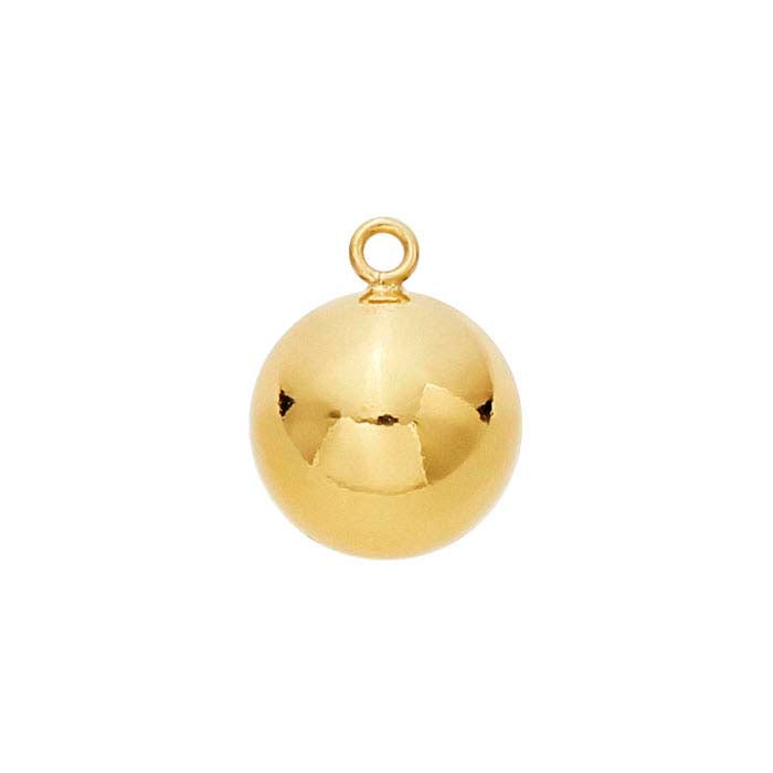 14/20 Yellow Gold-Filled Ball Charm