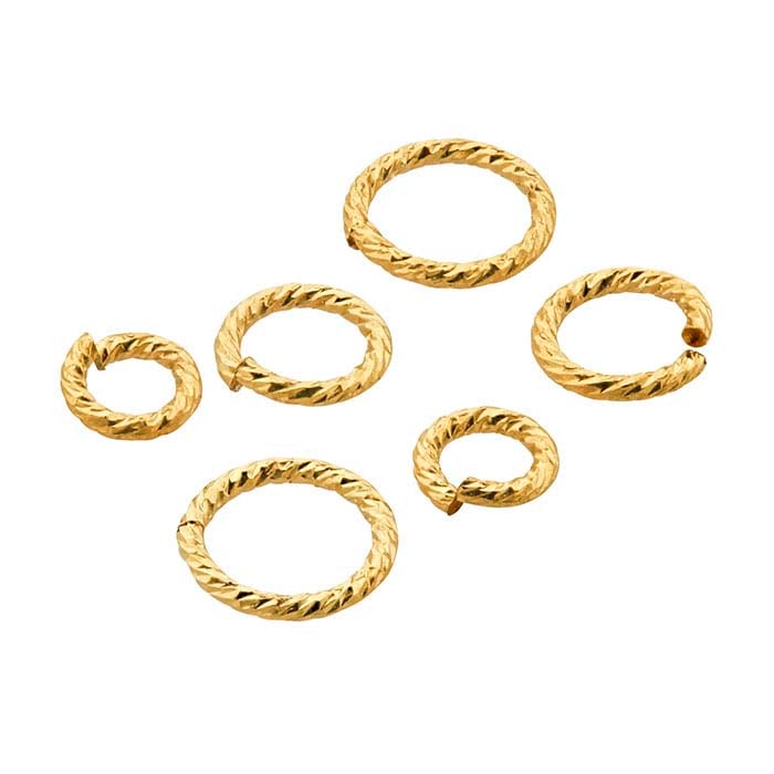 14/20 Yellow Gold-Filled "Sparkle" Round Jump Ring