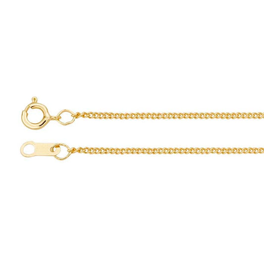 14K Yellow Gold Curb Chain