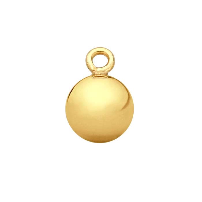 14/20 Yellow Gold-Filled Ball Charm
