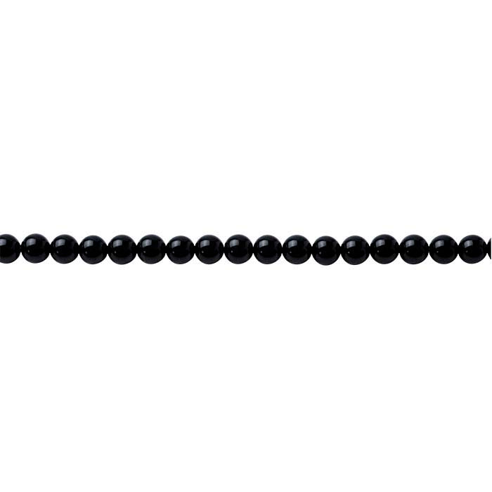 Black Onyx Round Bead Strand