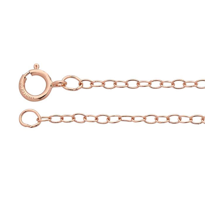 14/20 Rose Gold-Filled Oval Cable Chain