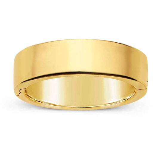 14K Yellow Gold EasyFit Hinged Wedding Band