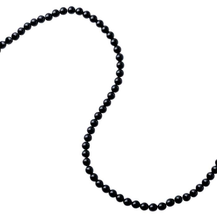 Black Onyx Round Bead Strand