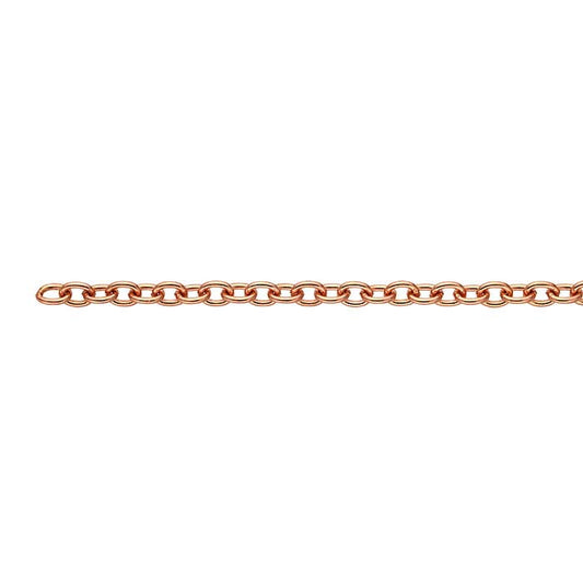Copper Oval Cable Chain, 3.05 m. Spool