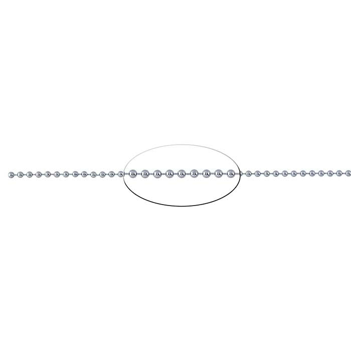 Brass Nickel-Plated Bead Chain